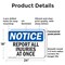 Signmission Safety Culture Sign, 24 in Width, Plastic, Rectangle OS-2PACK-NS-P-1824-L-16462 - alternate 2